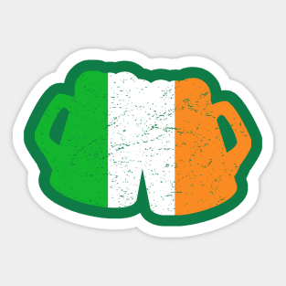 St. Patrick's Day T-Shirt Ireland Irish Flag Beers Sticker